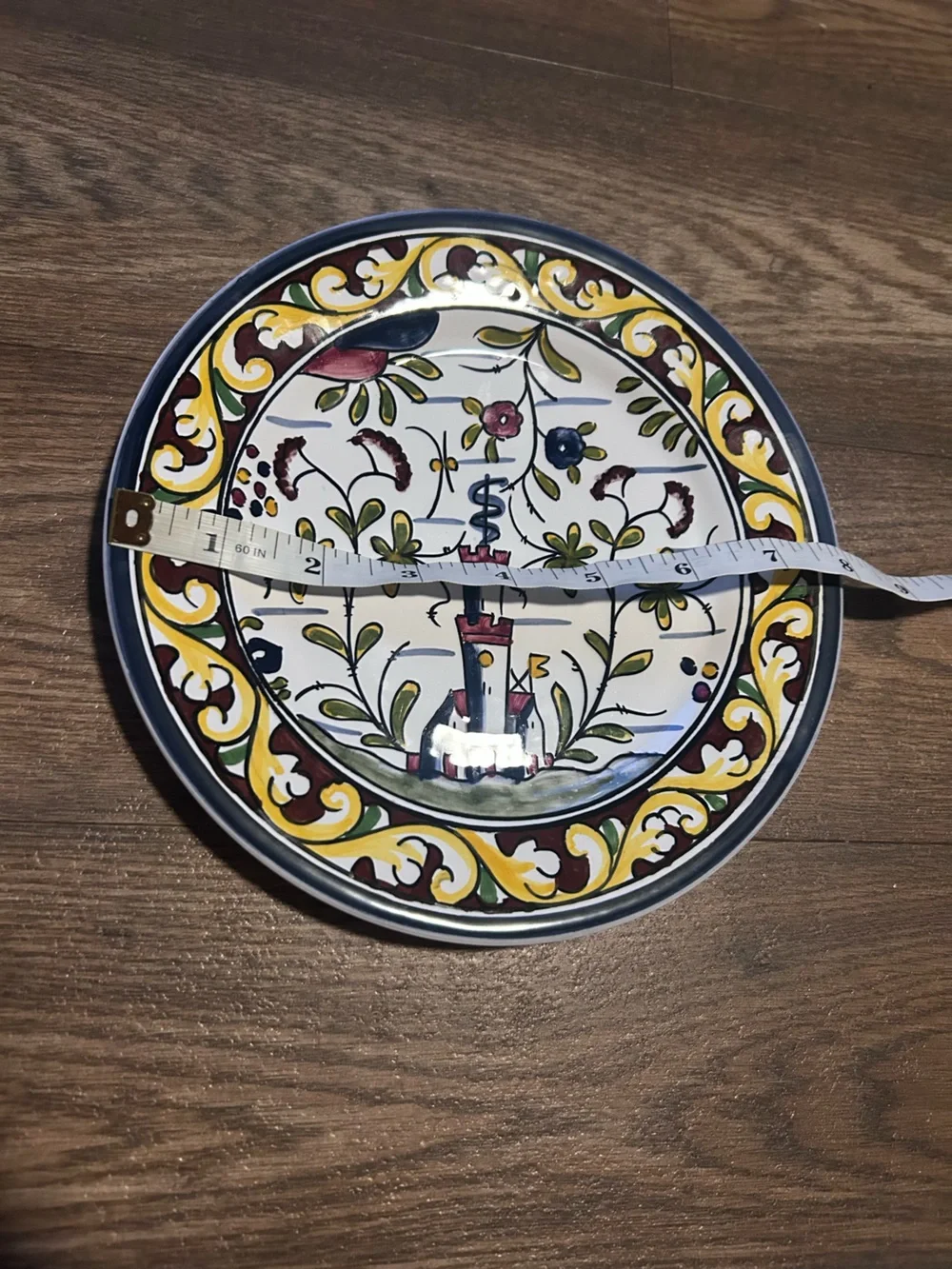 Williams Sonoma Nazari Hand Painted Salad Plates 8” Portugal Provence Set of 8